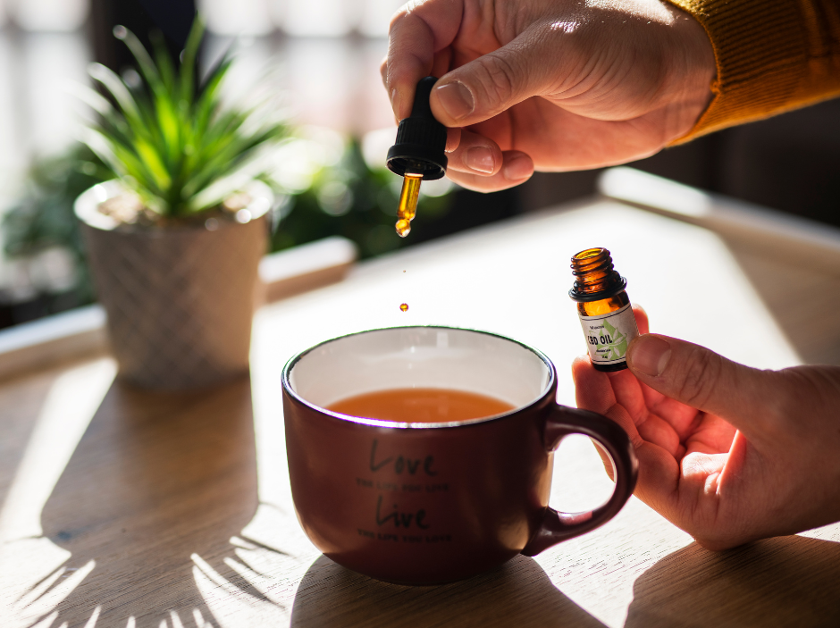 Can you put CBD oil in a drink?