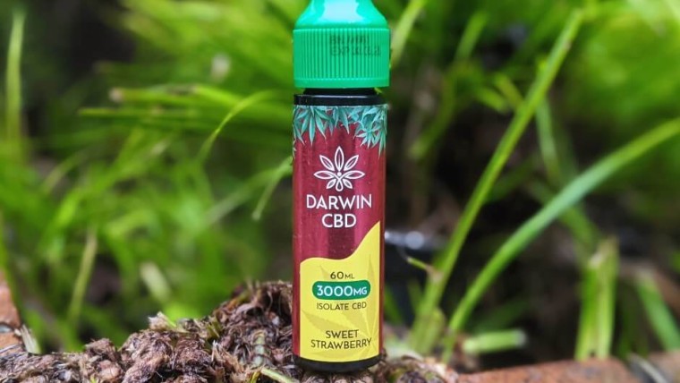darwin CBD sweet strawberry e-liquid