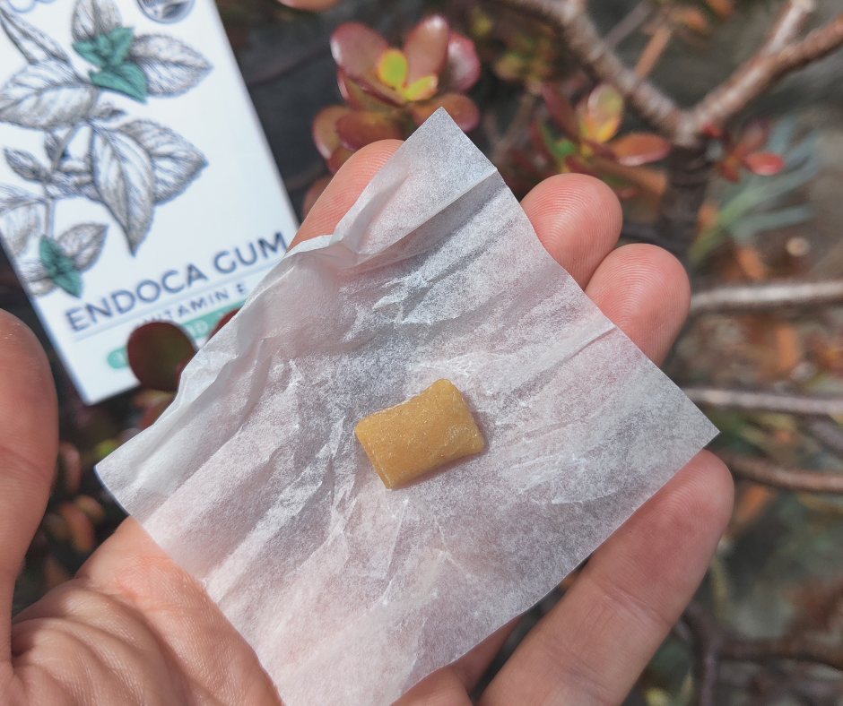 Chewing-gum CBD à la menthe poivrée d'Endoca