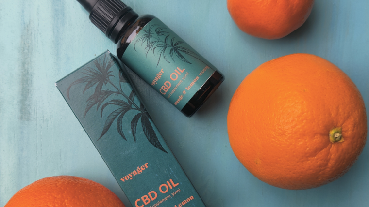 Voyager Orange and Lemon 1000mg CBD Oil