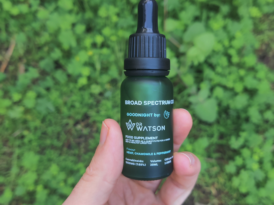 Dr Watson Broad-Spectrum Goodnight CBD Oil