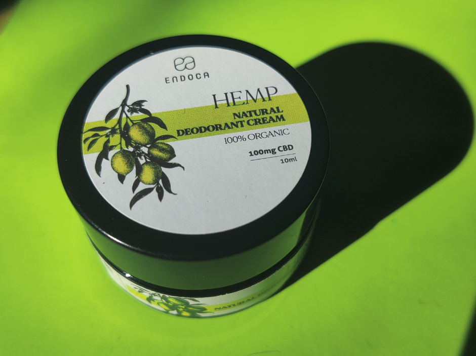 CBD Natural Deodorant Cream by Endoca