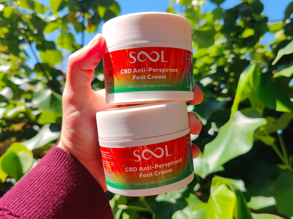 CBD Anti-Perspirant Foot Cream by SOOL