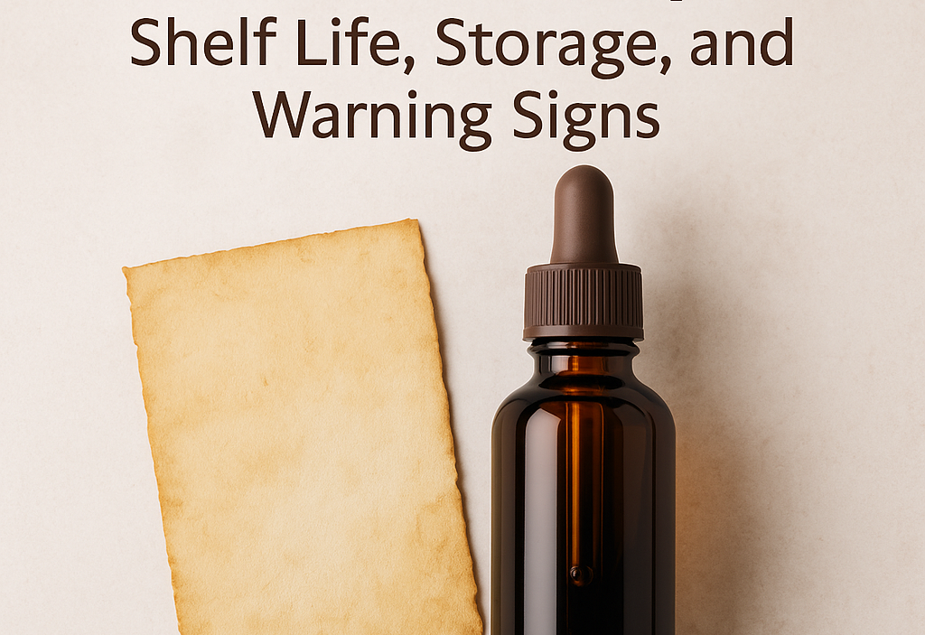 CBD Oil Shelf Life and Storage