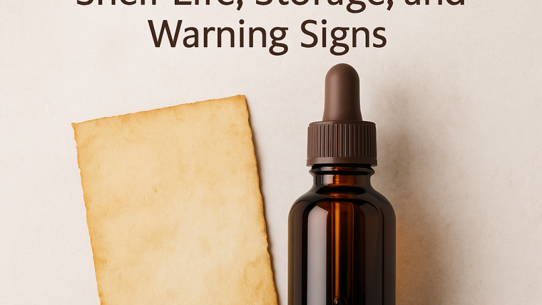 CBD Oil Shelf Life and Storage